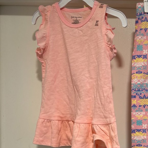 FIRST IMPRESSIONS GIRLS PINK TOP - Picture 1 of 3